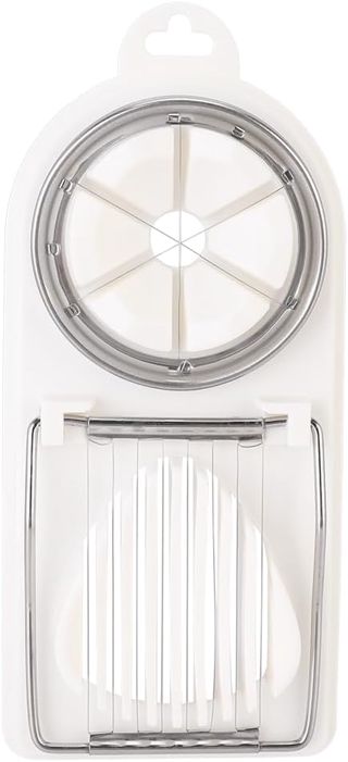 2-in-1-Eierschneider, einfacher Schneider, Blumenform, Schnittkanten, Küchenset, Werkzeug, Kochutensilien