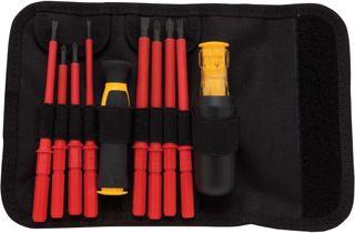 Dewalt DWHT66417 Isoliertes Schraubendreher-Set mit Vinyl-Griff, 10 Stück