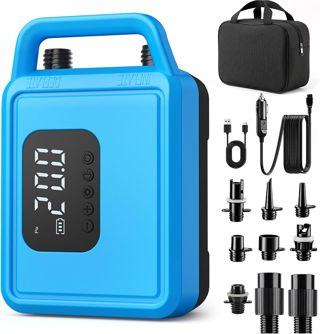 Elektrische SUP Pumpe 20 PSI Luftpumpen mit 15600mAh Wiederaufladbar Akku Intelligente Inflation/Deflation Genauigkeit bis 0,01 bar Automatische Abschaltung für SUP-Boards Kajak Luftmatratzen