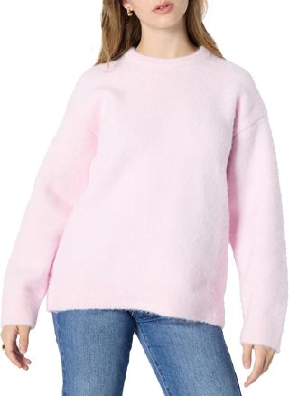 Amazon Essentials Damen Übergroßer Rundhalspullover aus Mohair-Imitat