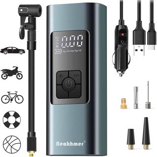 Tragbarer Luftkompressor Auto Reifenpumpe 150PSI 6000mAh Wiederaufladbarer