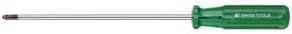 PB Swiss Tools Langer Pozidriv-Schraubendreher, mit Kunststoffheft, Kreuzschlitzgröße 2, 300 mm Länge