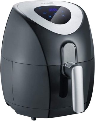 Severin Heißluftfritteuse Single XXL, 7L, 11 Automatik-Programme, Touch-Display, vielseitige Zubereitung, Memory-Funktion, Warmhaltefunktion, Antihaftbeschichtung, 1700W, schwarz, FryLight, FR 2462