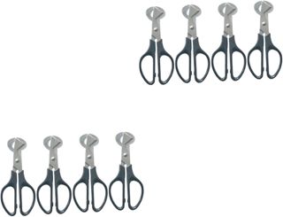 Alipis 8stücke Teiliges Edelstahl Wachteleierschneider Mit Ergonomischen Griffen Praktische Eierschneider Für Müheloses Öffnen Und Trennen Von Eiern Für Zuhause Und Picknicks