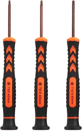 T8 T9 T10 Torx Schraubendreher TR8 TR9 TR10 Torx Security Schraubendreher Kompatibel mit PS4 PS5 Xbox Series X S Controller Reparaturset