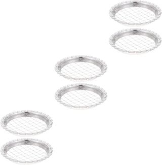 Ciieeo 6 Edelstahl Fruchtwürfelschneider, Silber