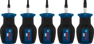 Bosch 5x PRO Stubby-Schraubendreher-Set TX, 5-tlg. (Zubehör Handwerkzeug)
