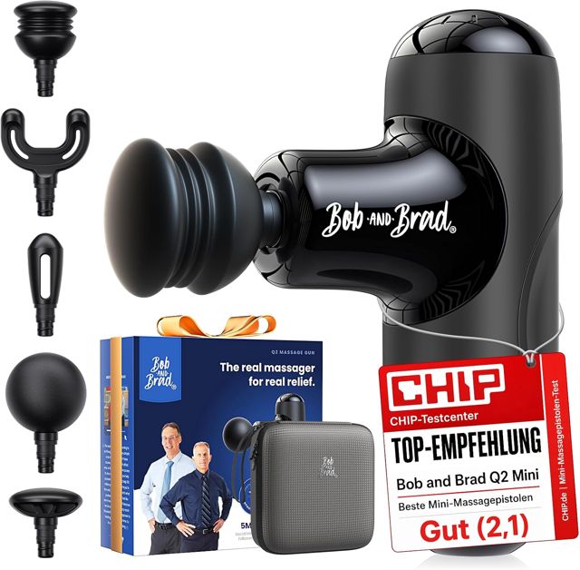 BOB AND BRAD Q2 Mini Massagepistole, Tiefengewebe Percussion Massagegerät