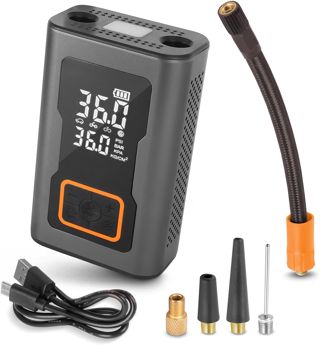 STAHLWERK Elektrische Luftpumpe 0,2-10,3 bar mit Powerbank 60 W ELP-17 ST