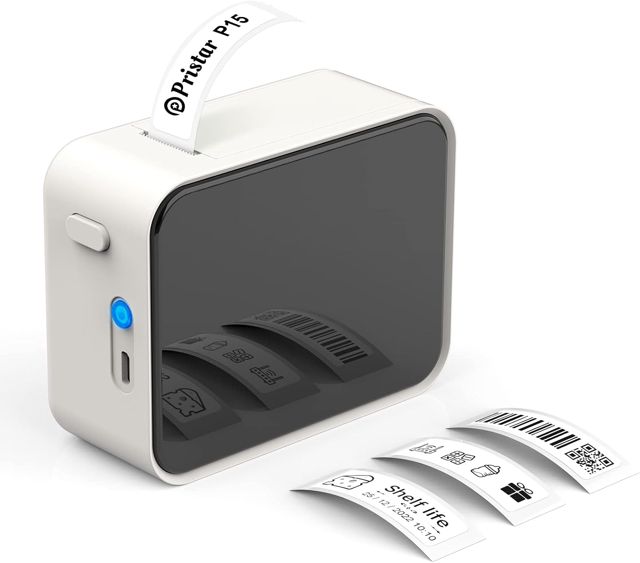 Pristar P15 Etikettiergerät Bluetooth Beschriftungsgerät für iOS & Android