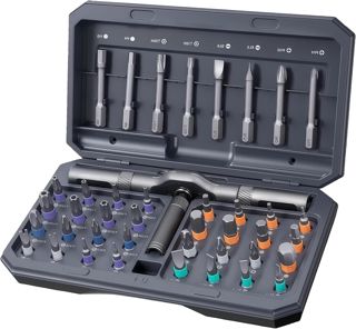42 In 1 Magnetischer Schraubendreher Set: Präzisions-Ratschen-Set, Multifunktionales Bit-Schraubendreher-Set mit Magnetisierfunktion - Ideal für Feinarbeiten und Heimwerkerprojekte