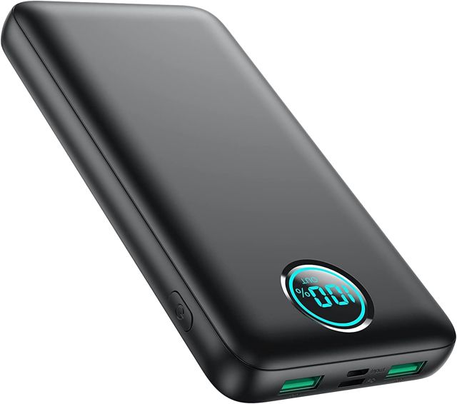 Wireless Powerbank Schnellladen 26800mAh, Power Bank 25W PD3.0+QC4.0, 15W Wireless Charger Powerbank 4 Outputs USB C Externer Akku mit LCD Display Kompatibel mit iPhone Huawei Samsung Oppo-Schwarz