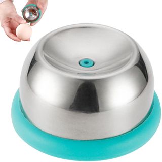 Eierschneider, Eierlocher aus 304 Edelstahl mit PP-Basis, Eierkocher und robuster Eierkocher für hartgekochte Eier | Lochtrenner, Eierstanzer, Eier-Gadgets