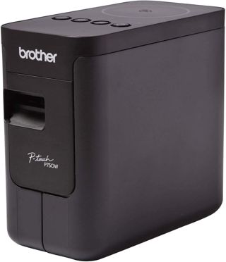 Brother PT-P750W Beschriftungsgerät für den PC inklusive WLAN und NFC (für 3,5 bis 24 mm breite TZe-Schriftbänder, bis zu 30 mm/Sek. Druckgeschwindigkeit), Schwarz