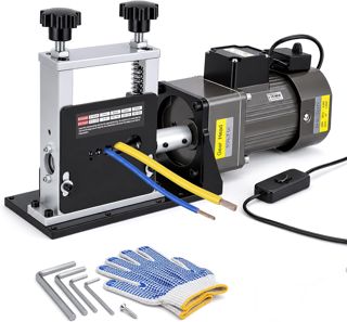 Kabelschälmaschine Elektrisch, Abisoliermaschine 60W, 6 Zuführungslöcher