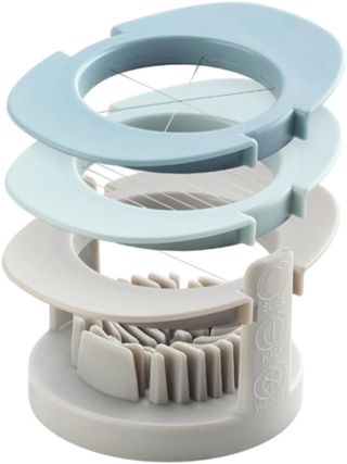 Eierschneider aus Edelstahl mit Pp Basis, Blau, für Küche