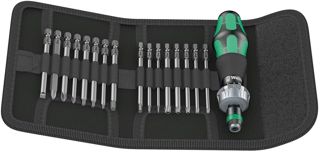Wera 05051531001 Kraftform Kompakt 60 RA-R Imperial 1, 17-teilig