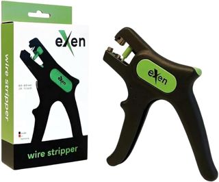 Exen Abisolierer – Automatischer Abisolierer 0,2-6 mm², Abisolierzange mit Seitenschneider bis 2 mm