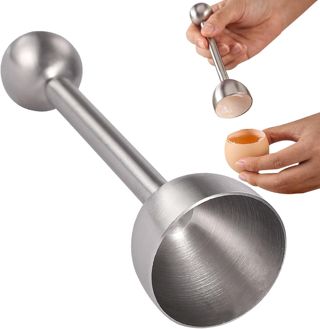Eierschneider | Egg Cracker Öffnungswerkzeug | Ei Topper aus Edelstahl für