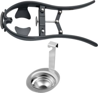 Robuster Eierköpfer Separator Griff - ABS Eierschalenöffner Dreieckig 8