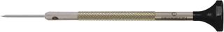 Bergeon Schraubendreher 30081-100, aus Inox, mit Edelstahlklinge, 1,0 mm, ergonomisch
