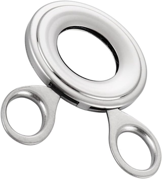 ABOOFAN 2St Eierschäler eieröffner eier öffner Eierschalen-Trenner Eierschalenöffner Werkzeug rostfreier Eierschneider Obst Abscheider aus Edelstahl Eierbrecher Rostfreier Stahl Silver