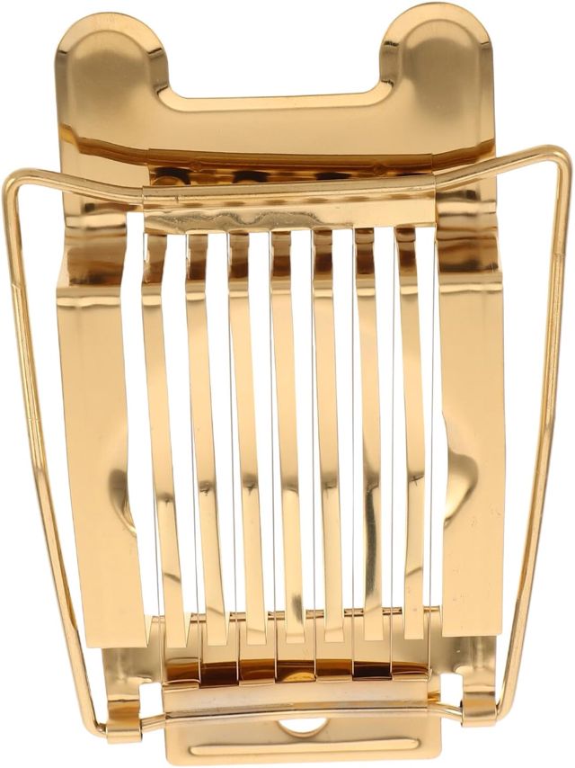 Eierschneider aus Edelstahl, Goldfarben, für Weiche Früchte und Kiwi