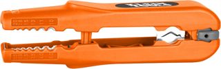 Klein Tools 110020 | Abisolierzange mit Rundschnitt Längsschnitt Schneidfunktion | für 0,5–6 mm² & Ø 8–13 mm | Multifunktionaler Entmantler mit Seitenschneider und Verriegelung