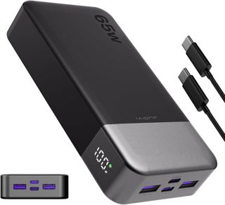 JUOVI Power Bank 65W, Powerbank 20000mAh, Laptop Powerbank Schnellladung