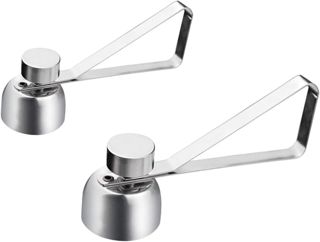 2 Stück-pack Eieröffner aus Edelstahl für Eier, Silber