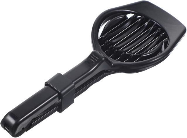 ABS+Eierschneider aus Edelstahl, Eischneidewerkzeug, 2 in 1 Eierschneider Metall aus 304 Edelstahl, DIY Food Slicer (1pcs, Schwarz)