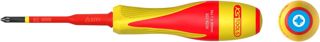 KS Tools 922.6226 - POZIDRIV® PZ1 Schraubendreher, 2-Komponenten, isoliert, 1000 V, für elektrische Klemmleisten