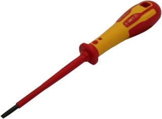 T49144-040 Schraubendreher isoliert flach 4,0x0,8mm L.KLIn: 100mm C.K