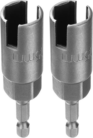 QUARKZMAN Steckschlüssel 10mm Sechskant Stecknuss Set Bits 2 Stück