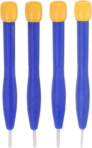 QUARKZMAN 4 Stück Kunststoff-Schraubendreher 1.3mm/1.8mm/2.0mm/2.4mm