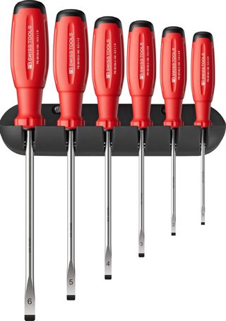 PB Swiss Tools SwissGrip Evo Schlitz Schraubenzieher Set, 38240.H CBB