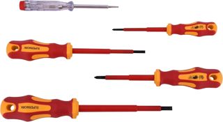 5Tlg. VDE Elektriker Schraubendreher Set