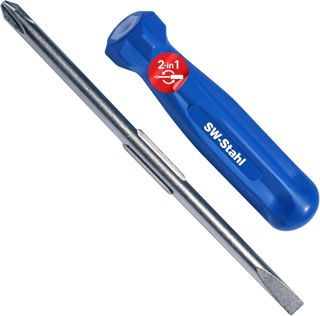 SW-Stahl 31100L Umsteck-Schraubendreher Schlitz und Kreuz, 170 mm