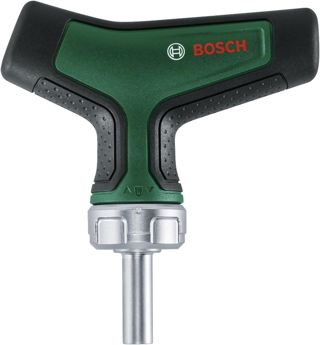 Bosch Bit-Schraubendreher mit T-Griff (hohes Drehmoment bis 46Nm für kraftvolles Schrauben; Schaftlänge 100 mm; magnetischer Bithalter; ergonomischer T-förmiger Handgriff mit Softgrip)