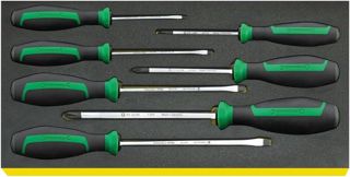 STAHLWILLE 96838784 - Bandeja TCS con juego de destornilladores TCS 4620/4640 peso 0,41 Kg.