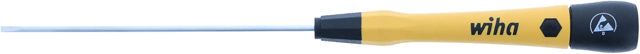 Wiha 27275 | ESD-sicherer PicoFinish® Präzisions-Schraubendreher – Schlitz 2,0 mm x 100 mm