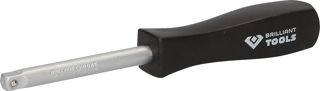 BRILLIANT TOOLS BT020901 1/4" Steckgriff [Powered by KS TOOLS], 1-Tlg, Schwarz Silber