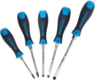 SW-Stahl 32816L Schraubendrehersatz Schlagfest 5-teilig - S2-Stahl Set
