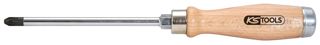 KS Tools ERGOTORQUE WOODmax Schlag-Schraubendreher, PH2, auf Hänger