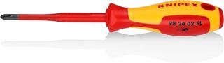 KNIPEX Schraubendreher (Slim), VDE-geprüft 212 mm, 98 24 02 SL