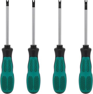 4 Stück U-Typ Schraubendreher M1.7 / M2.0 / M2.3 / M2.6 U Gabel Typ Magnetschraubendreher CRV Multifunktions Handwerkzeug Kit Bits Magnetisch Schlitzschraubenzieher M-type Screwdriver