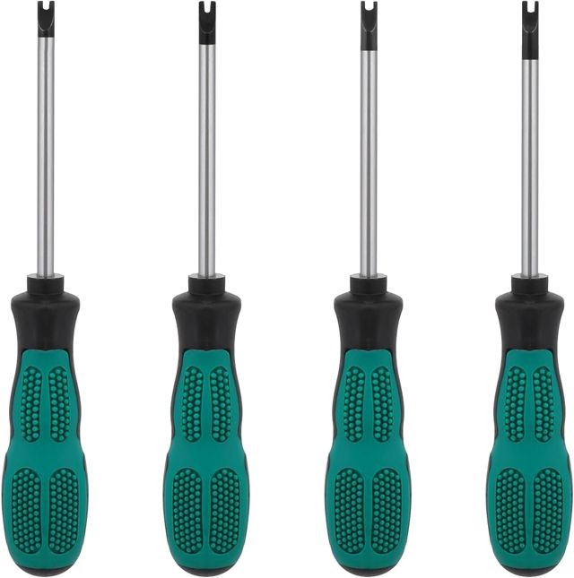 4 Stück U-Typ Schraubendreher M1.7 / M2.0 / M2.3 / M2.6 U Gabel Typ Magnetschraubendreher CRV Multifunktions Handwerkzeug Kit Bits Magnetisch Schlitzschraubenzieher M-type Screwdriver