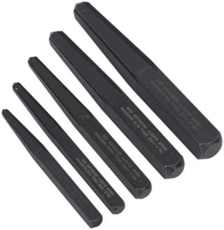 Sealey Ak719 Schraubenausdreher-Set, quadratisch, 5-teilig