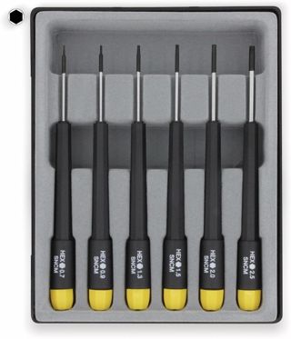 Donau Elektronik 280-63 6 Sechskantschlüssel 4,0-8,0 mm, mehrfarbig, 4-8 mm