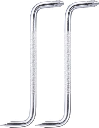 QUARKZMAN 2 Stück Abgewinkelter Schraubenzieher PH2/SL6 Phillips Schlitz Kopf Rechtwinklig 90 Grad Schraubendreher Doppelseitig Z-Form Handwerkzeug Für Haushaltsgeräte Reparatur